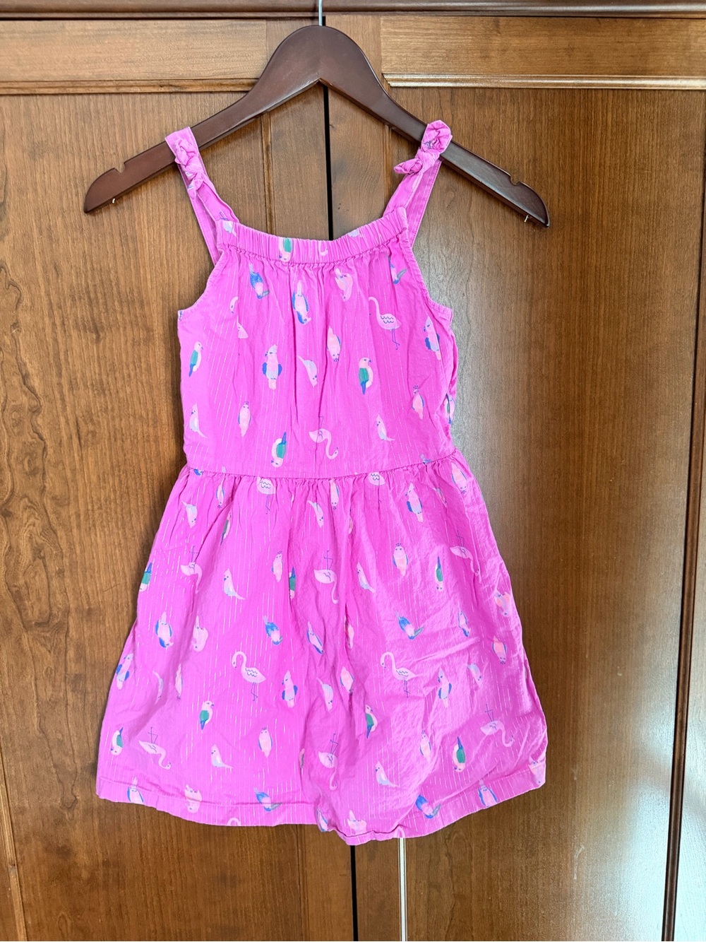 Carter's  Pink bird Print Sundress